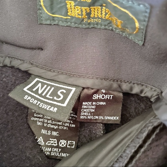 NILS Kids Ski Pants Entrant Dermizax Insulated Waterproof for Snowboarding Black - Picture 4 of 5